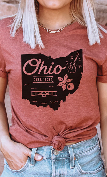 Ohio State Outline Tee