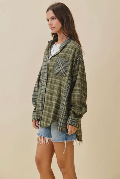 Kambrie Plaid Flannel Shirt