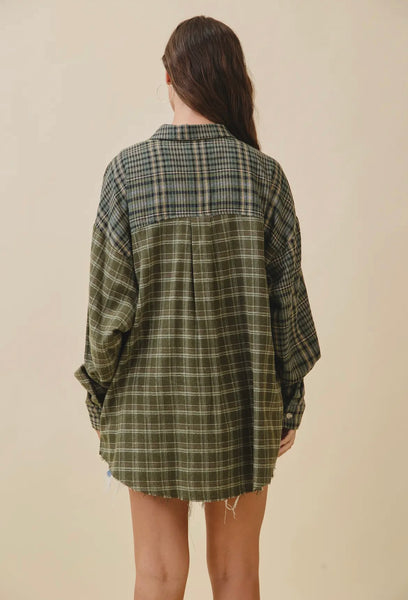 Kambrie Plaid Flannel Shirt