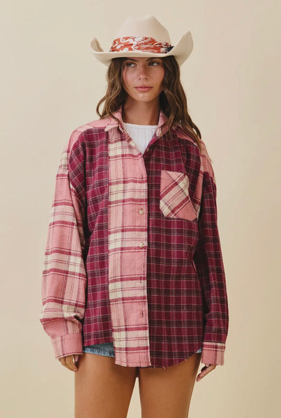 Kambrie Plaid Flannel Shirt