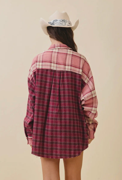Kambrie Plaid Flannel Shirt