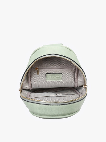 Sling Bag with Double Zip
