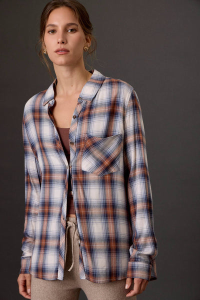 ROBERTSON PLAID BUTTON UP SHIRT