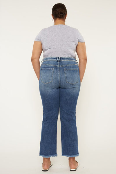 Kan Can Plus High Rise Slim Straight Jean