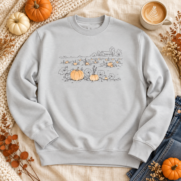 Pumpkin Field CREWNECK