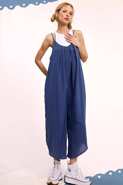 Spaghetti Strap Sleeveless Long Jumpsuit