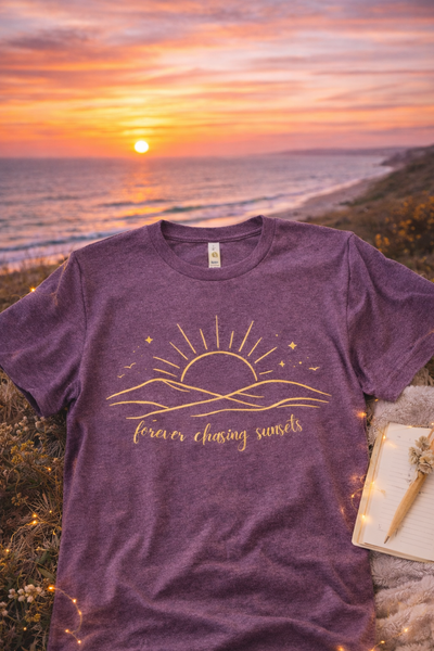 forever chasing sunsets T-shirt
