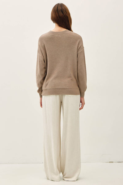 SLIGHTLY OVERSIZED DROP SHOULDER SWEATER TOP