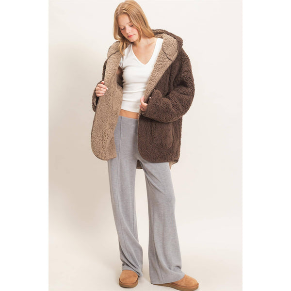 Hooded Sherpa Jacket