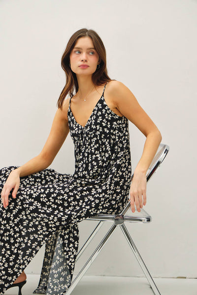 FLORAL PRINTED MAXI DRESS