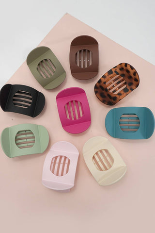 Lay Flat Large Hair Claw Clips