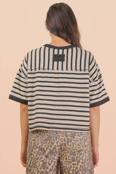 Oversized Stripe Casual Comfy Knit Top