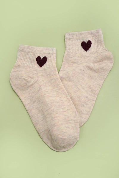 WOMAN HEART COTTON SOCKS