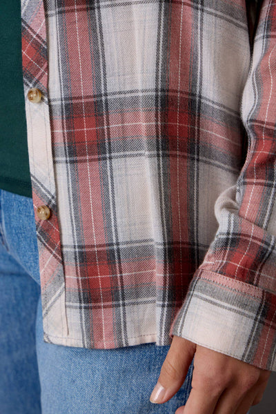 ROBERTSON PLAID BUTTON UP SHIRT