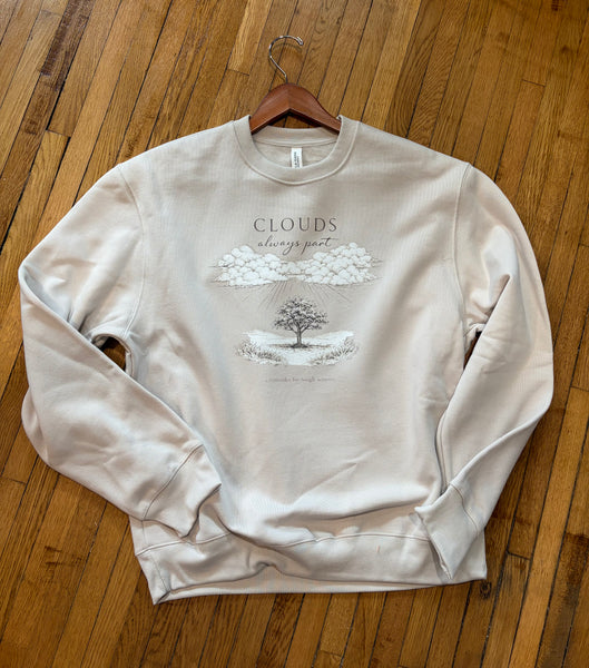 Clouds Always Part Crewneck