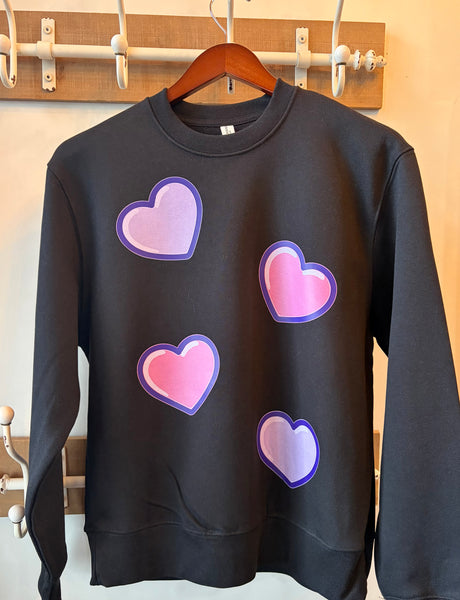 Random Hearts Crewneck