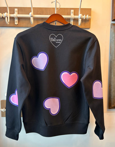 Random Hearts Crewneck