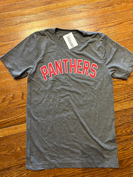 Panthers with Paw Print T-shirt