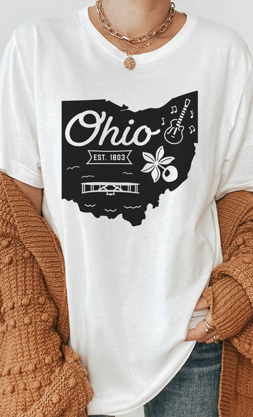 Ohio State Outline Tee