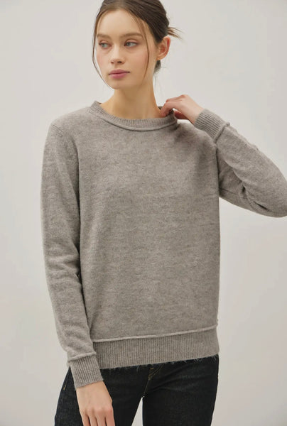 Classic Cut Ribbed Sweater