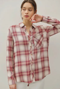 Classic Plaid Button Up Shirt