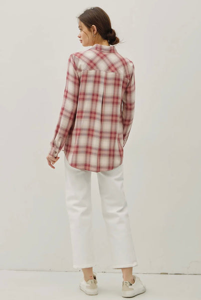 Classic Plaid Button Up Shirt