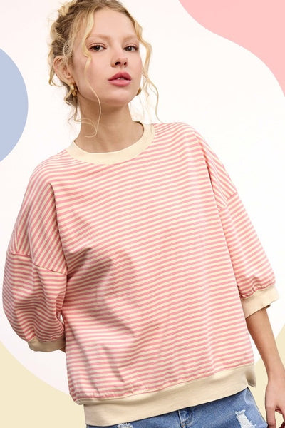 Cotton Candy Striped Top