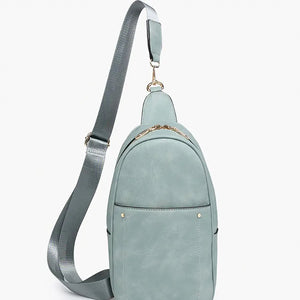 Sling Bag with Double Zip