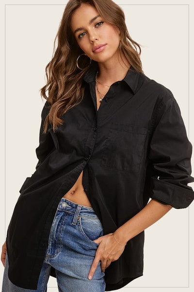 Midnight Button Down Shirt