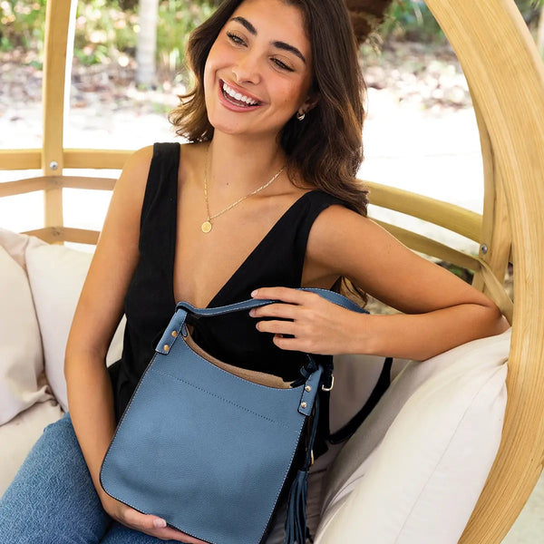 Square Crossbody with Tassels