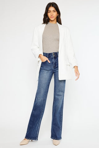 Kan Can High Rise Wide Flare Jean