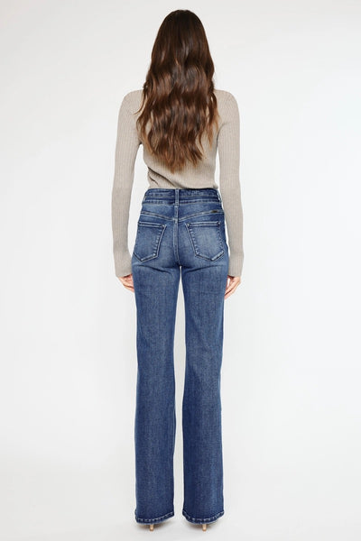 Kan Can High Rise Wide Flair Jean