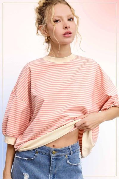 Cotton Candy Striped Top