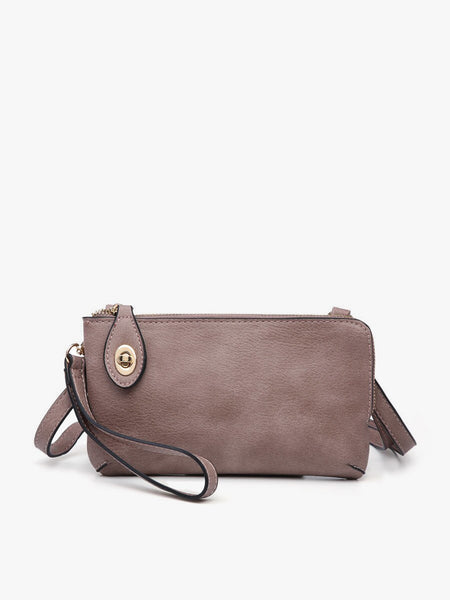 Twist Lock Cross Body Clutch