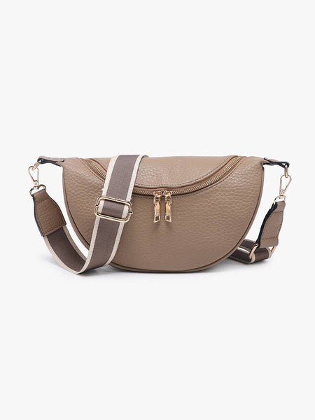 Lainey Half-Moon Sling Crossbody w/ Guitar Strap