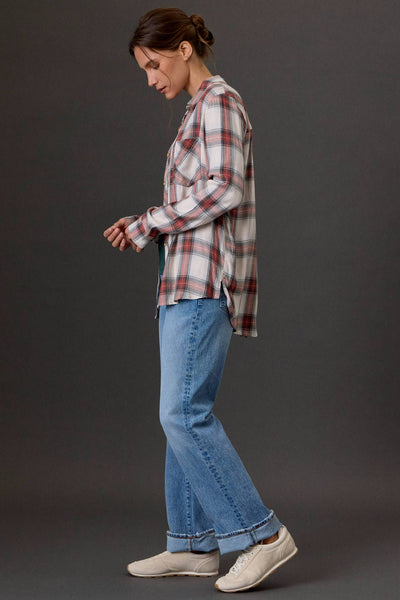 ROBERTSON PLAID BUTTON UP SHIRT