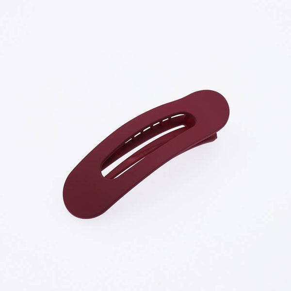 LARGE OVAL LAY DOWN FLAT HAIR CLAW CLIPS