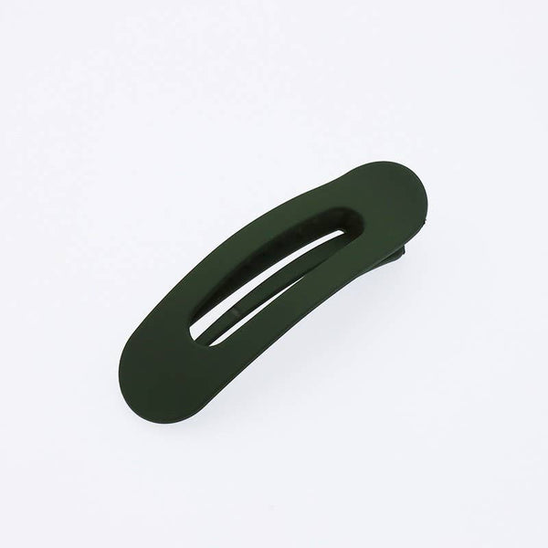 LARGE OVAL LAY DOWN FLAT HAIR CLAW CLIPS