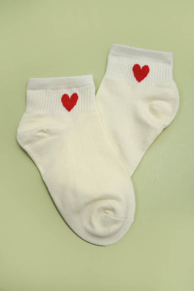 WOMAN HEART COTTON SOCKS