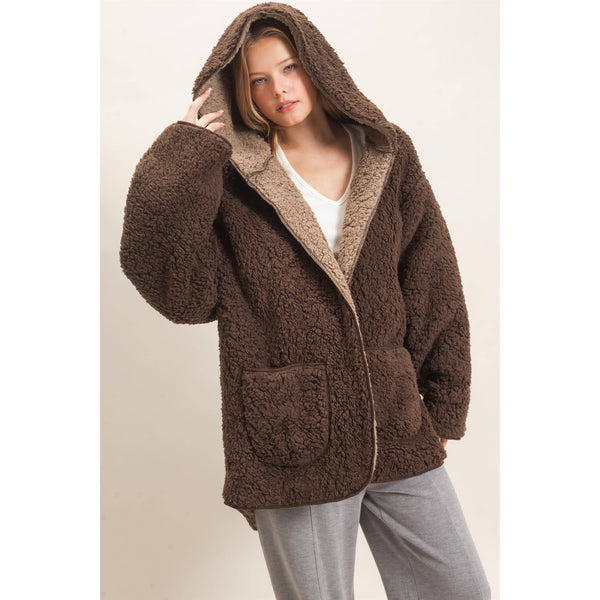 Hooded Sherpa Jacket