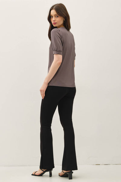 ULTRA SOFT VOLUME SLEEVE BASIC TOP