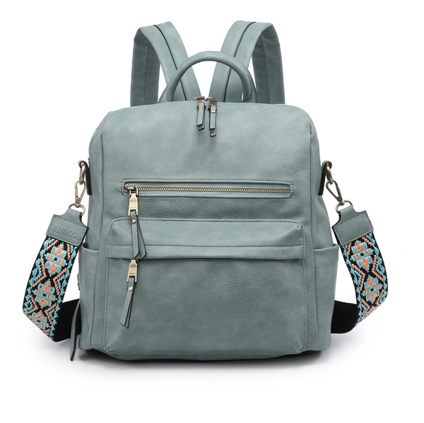 Amelia Backpack with Crossbody Strap