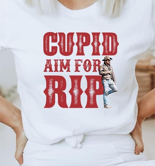 Cupid Aim For Rip Tee Cupid Aim For Rip Tee